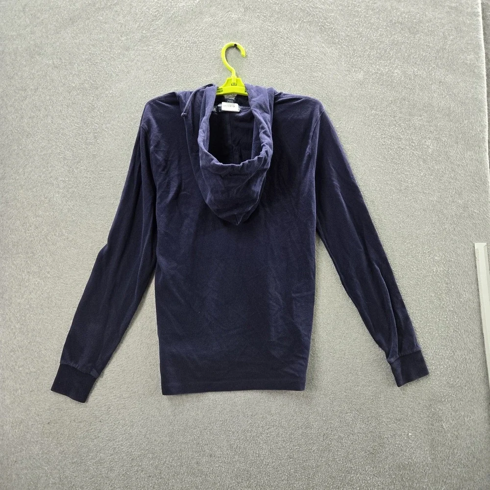 Polo By Ralph Lauren Men Sweatshirt S Navy Embroidered Pony‎ Button Logo Y2K